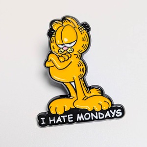 送料無料！ ★ピンズ PINS★ピンバッジ 【 Garfield (ガーフィールド) 】 “ I HATE MONDAYS ”〚アメリカン雑貨 アメトイ〛