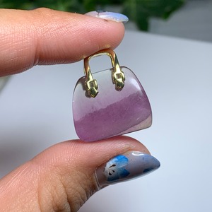 28.天然石とお出かけ☆フローライトカバン・バック