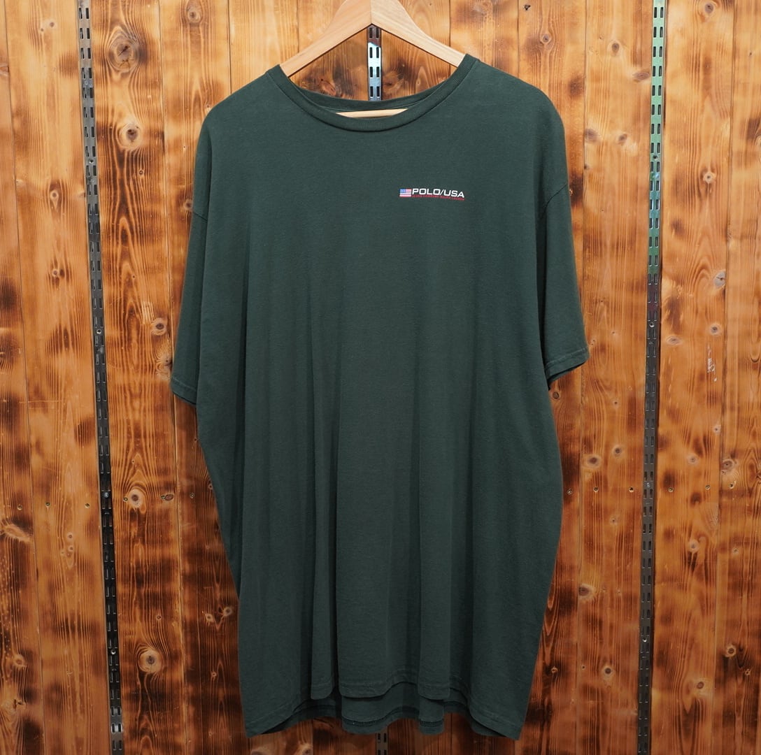90s polojeans ralphlauren Tシャツ XL/グリーン ポロジーンズ ラルフローレン