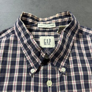 OLD GAP 00s plaid shirt L/S XL 古着