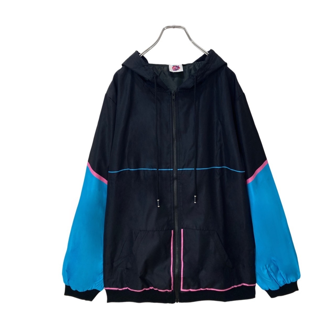 猫耳付き 配色CYBER WINDBREAKER