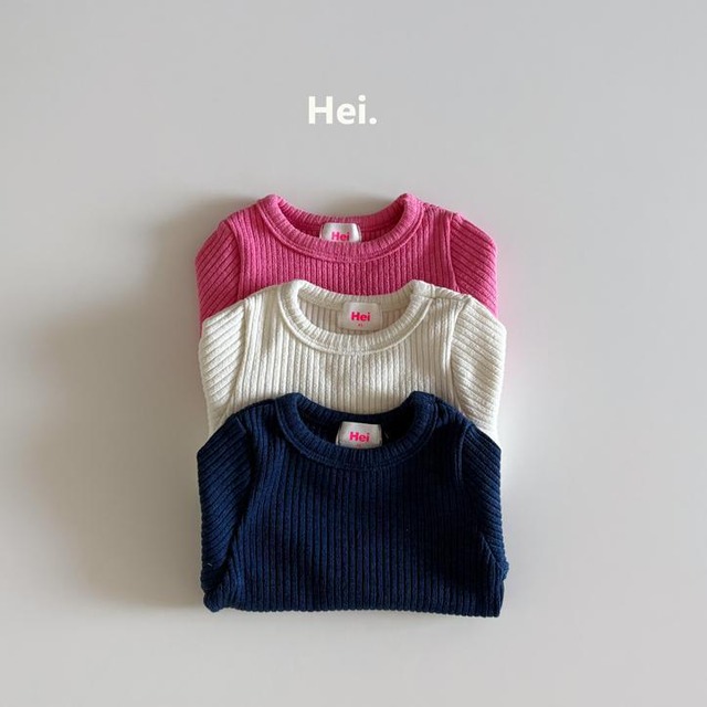 «予約»«Hei» リブトップス 3colors