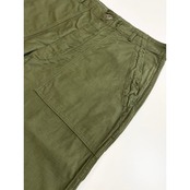 60s US ARMY OG-107 COTTON SATEEN BAKER PANTS Size W36L33→W35L32.5