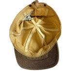 RUGBY ダック地×本革　キャップ