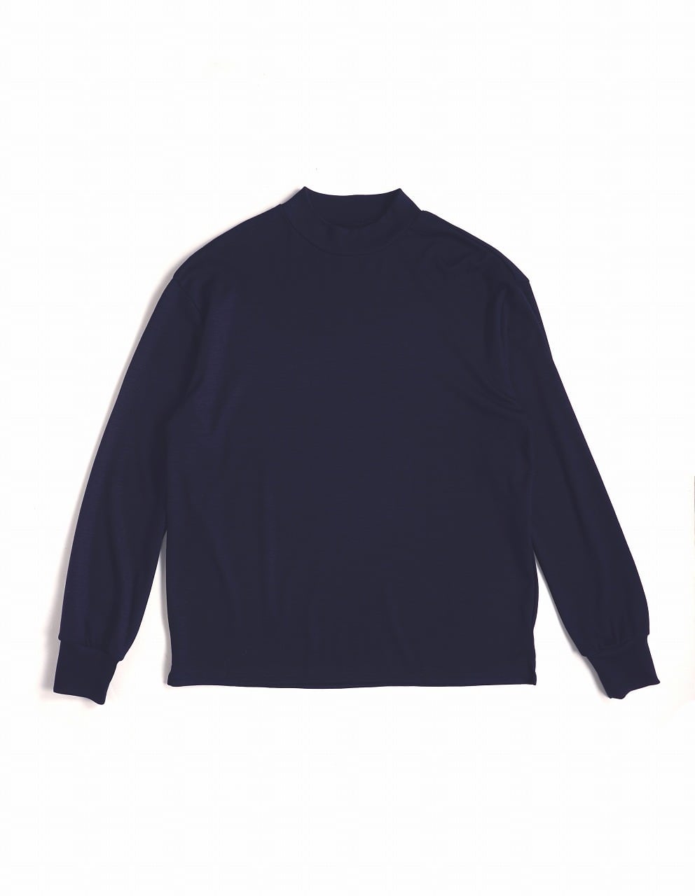 Super 120's Merino Mock Neck