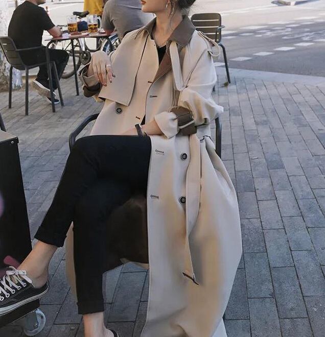 アウター 上着 コート トレンチコート ロングコート Aライン オーバー