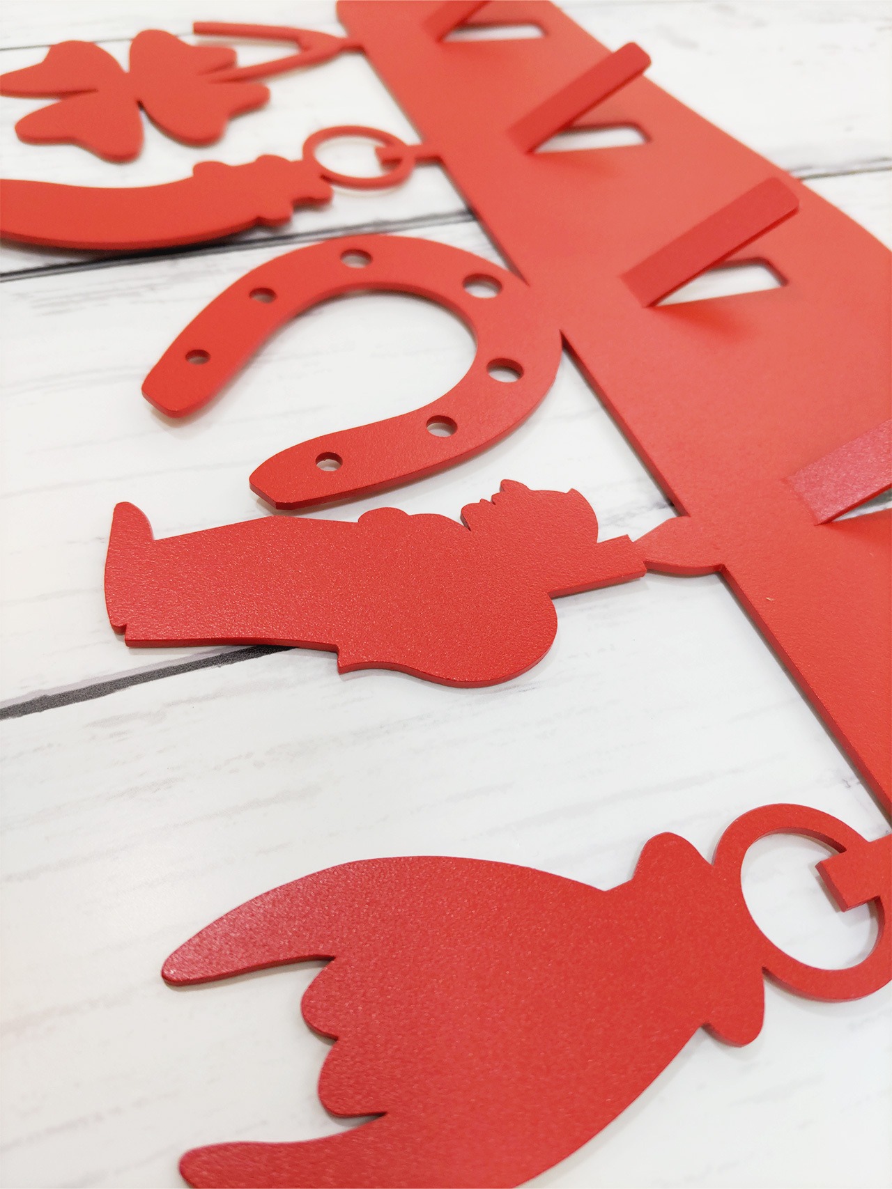 Arti e Mestieri TOCCAFERRO 鍵掛 鍵掛け キーフック お守り 縁起物 馬鉄 クローバー 輸入インテリア イタリア 970-64