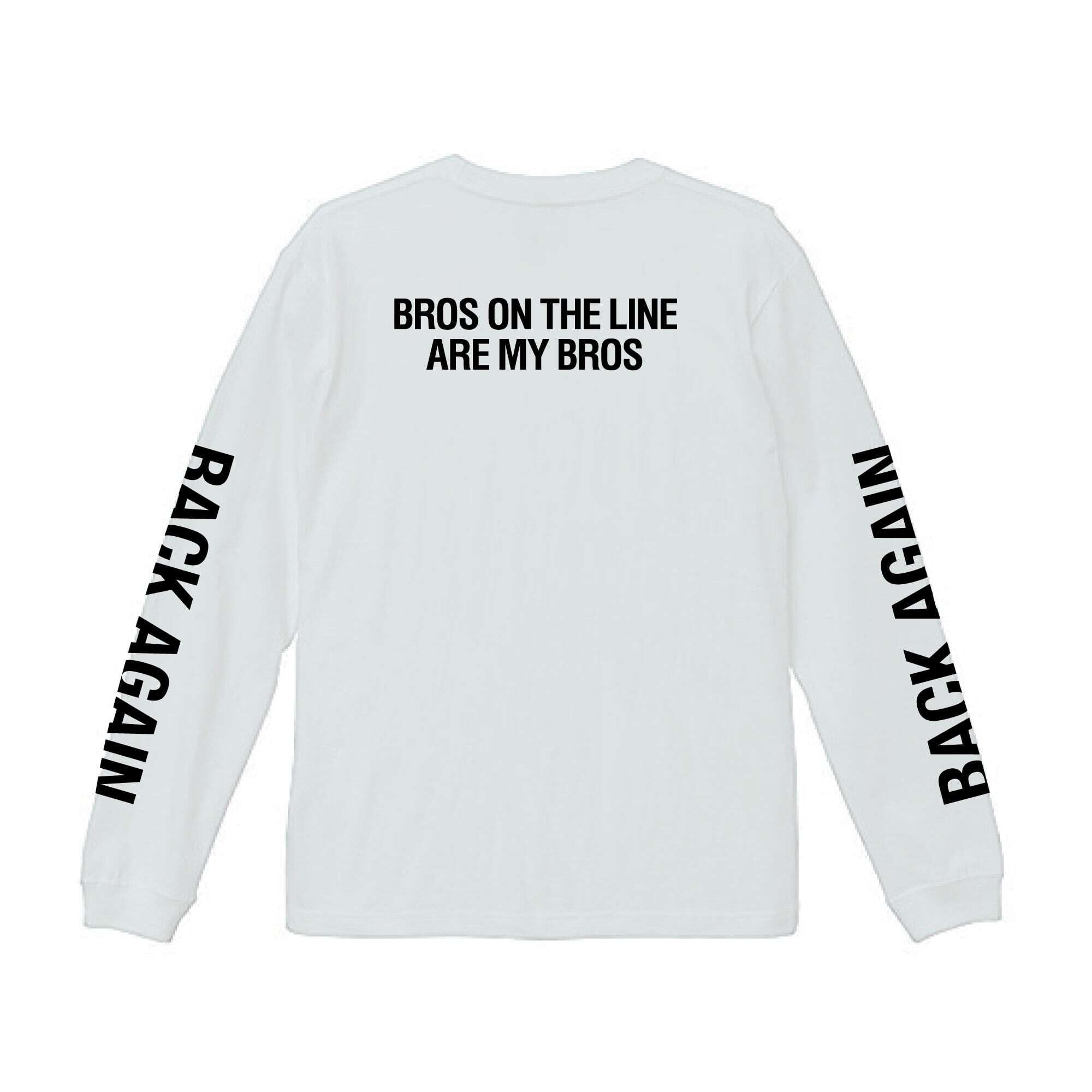 善悪 BACK AGAIN LONG SHIRTS White | RSLANG