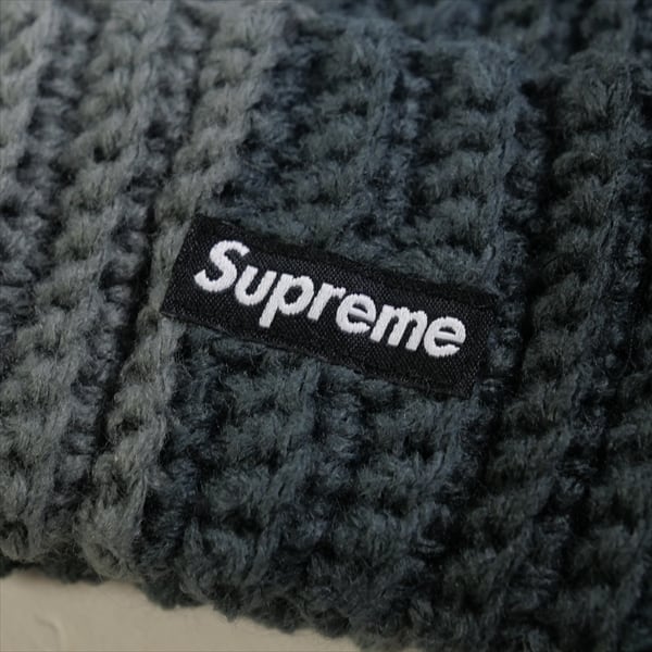 Supreme Crochet Beanie black 黒