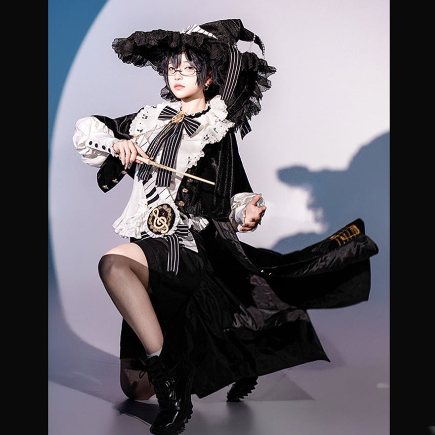 王子系ロリィタ コスチューム ロングコート×ジレ ファンタジー舞台向け