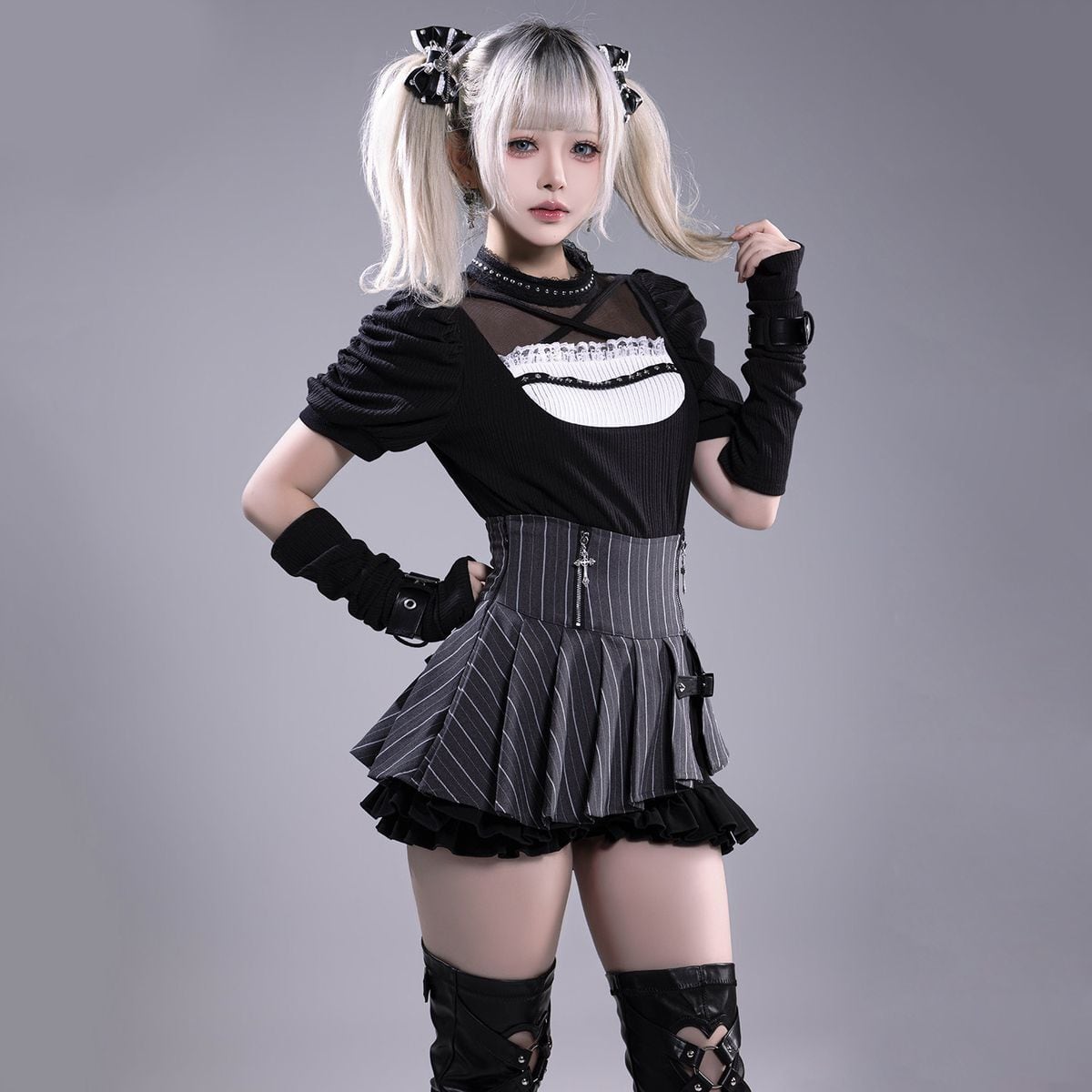 ゴスロリ パンク ロリータ コスプレ ワンピース Maiden's Rêve Maiden's Rêve