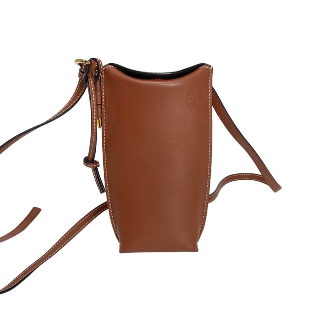 LOEWE ロエベ ゲートポケット ショルダーバッグ ブラウン 12013-202311