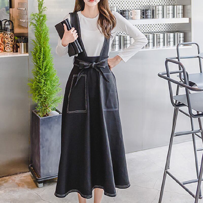 リボン付きワンピースセットアップ