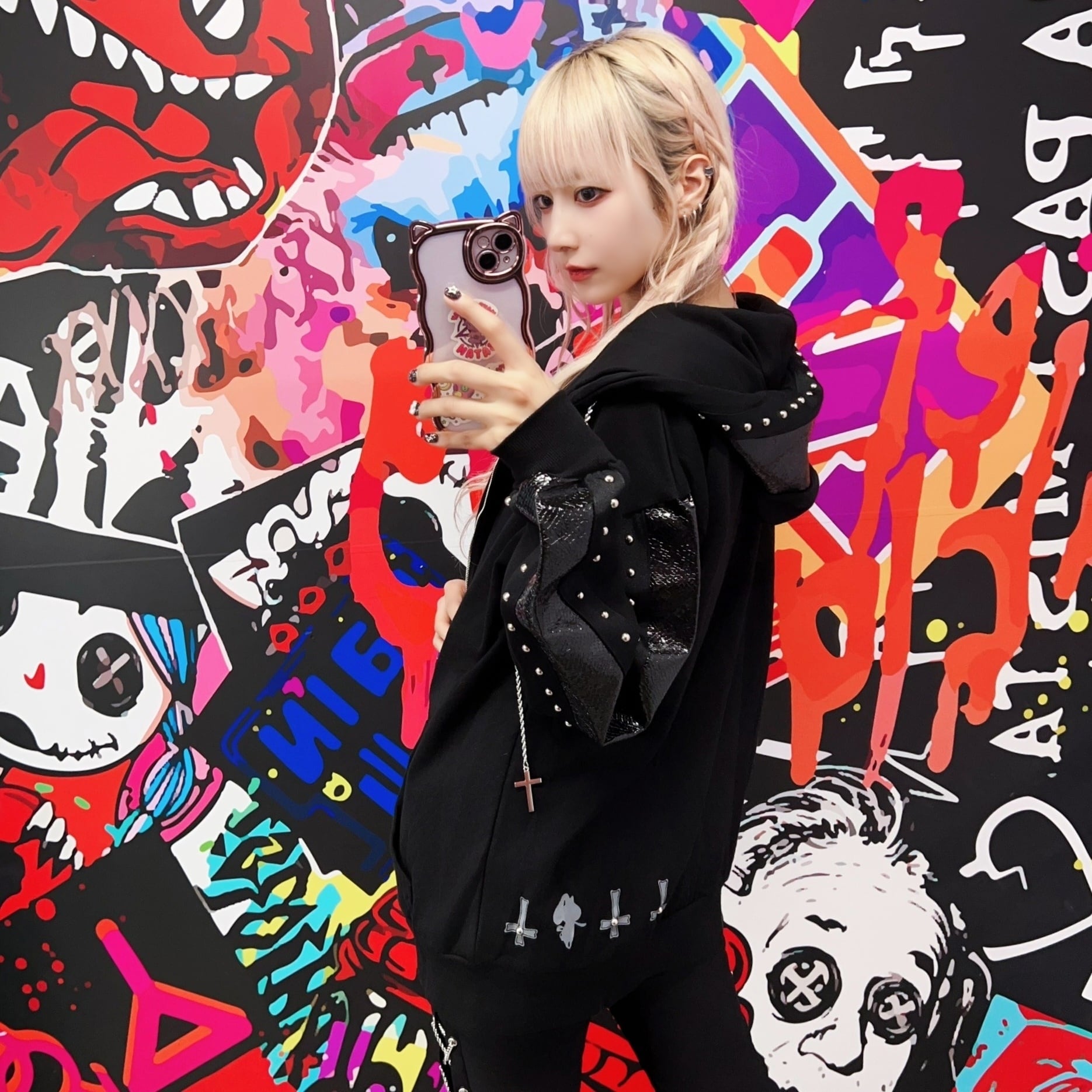 NieR 総柄ZIP OUTER【INITIAL】上下セット 総柄ZIP OUTER【INITIAL】 | NIER CLOTHING