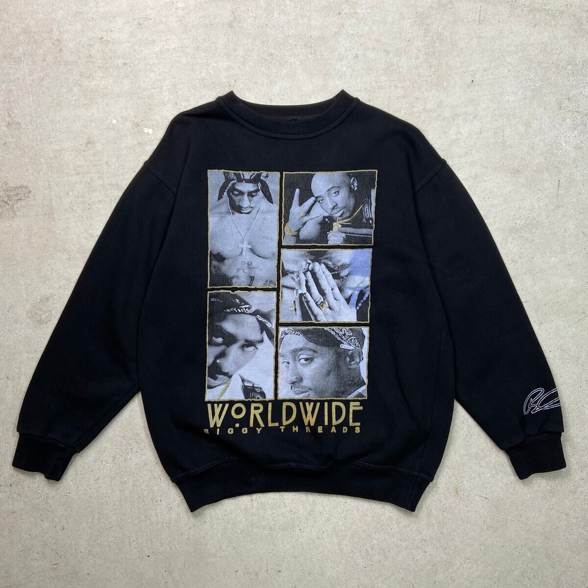 卸・仕入れサイト 裏起毛 2pac snoop 2着セット プリント スウェット 