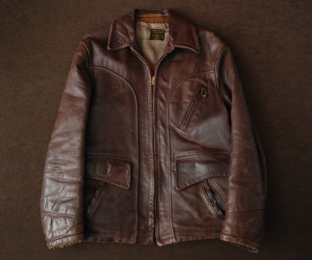 40s PERFECTO HORSEHIDE CARCOAT