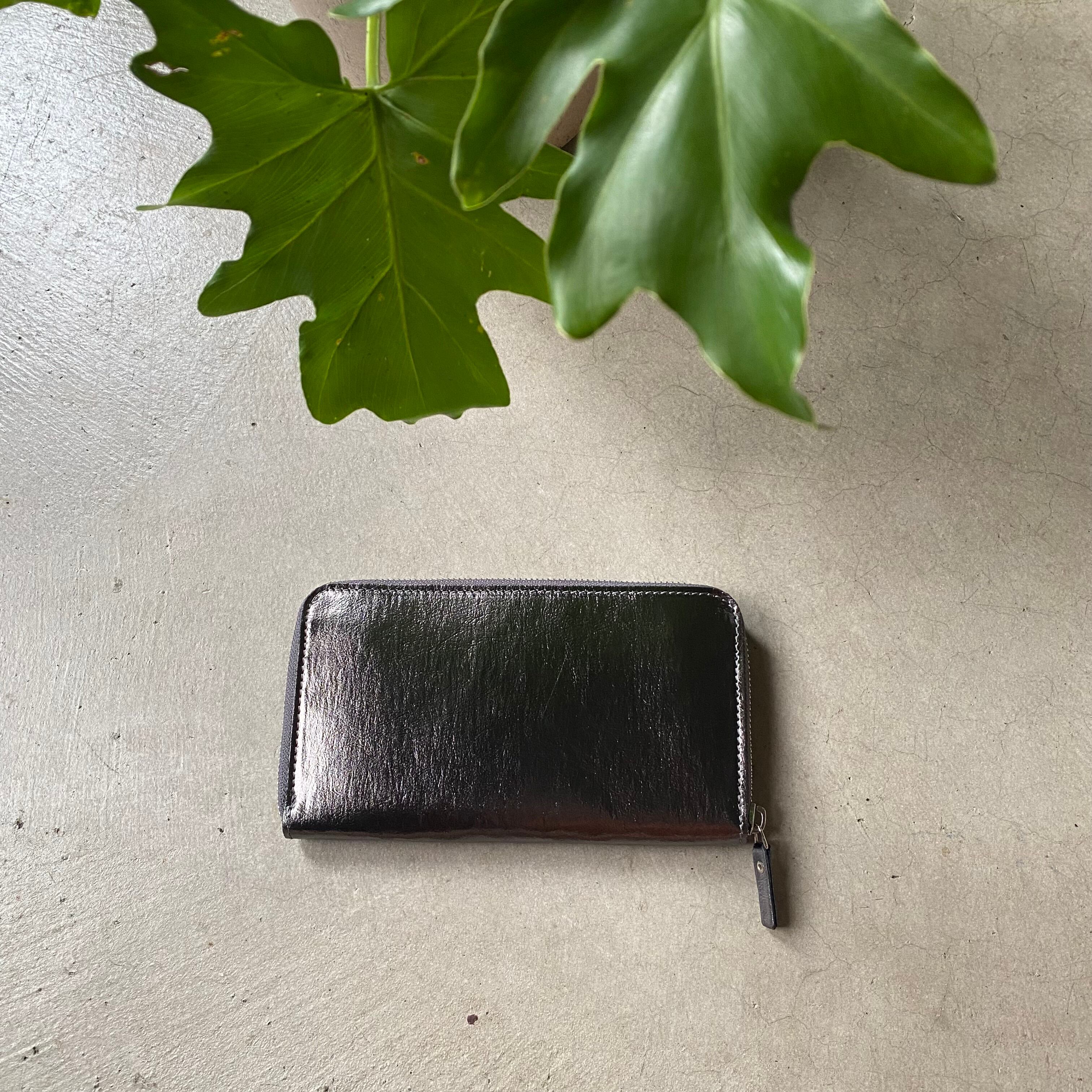 PAPER WALLET Black Metalic