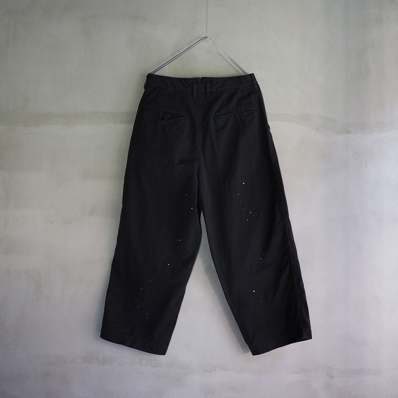 YOKO SAKAMOTO WORK TROUSERS FADE BLACK | PAY ID