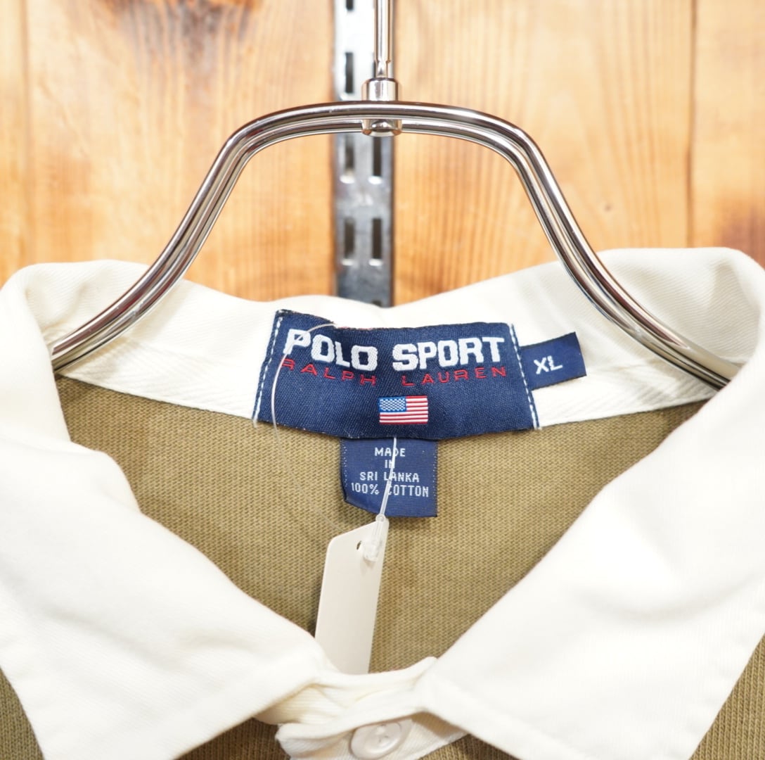 90s polosport ralphlauren ラガーシャツ XL/ポロスポーツマン ラルフ