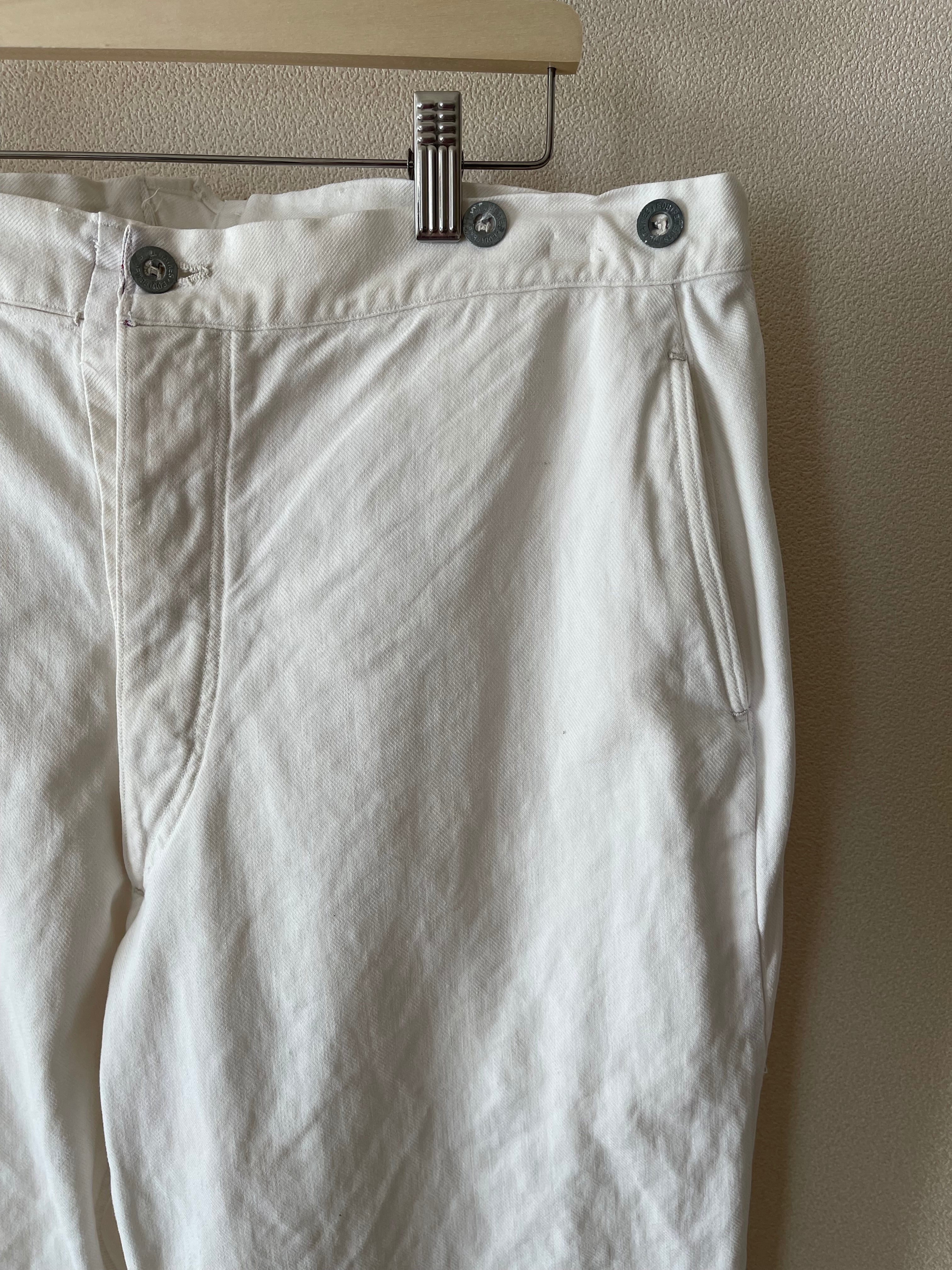 1910/20s French Military cotton Bourgeron Pants | Pay ID 1910/20s French Military cotton Bourgeron Pants | Pay ID