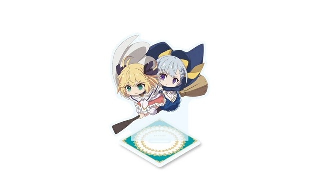 転生王女と天才令嬢の魔法革命 突撃アニスフィア&ユフィリアon魔女箒 アクリルスタンド / グルーヴガレージ