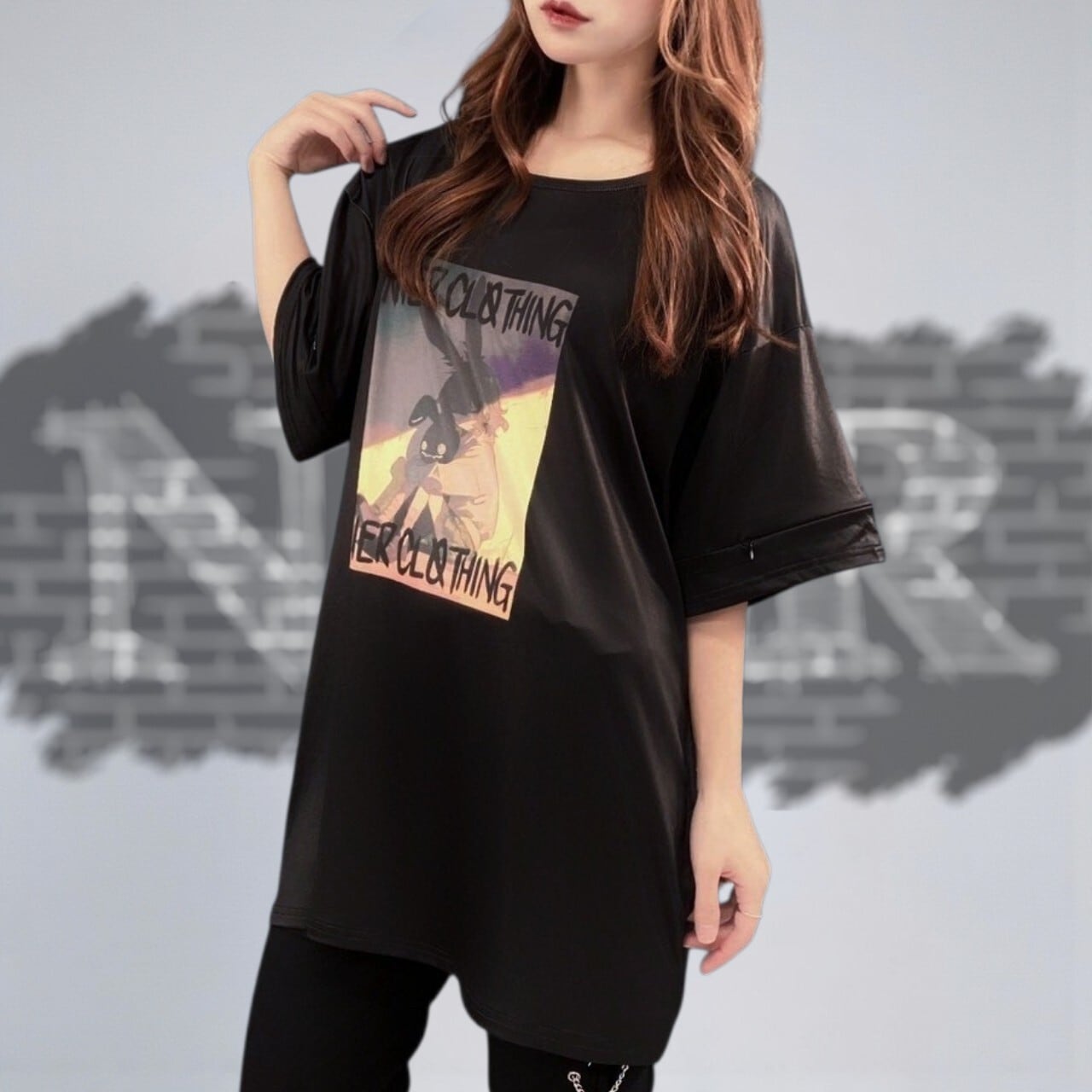 早い者勝ちシークレットプレゼント》ZIP SLIT OVERSIZE CUTSEW