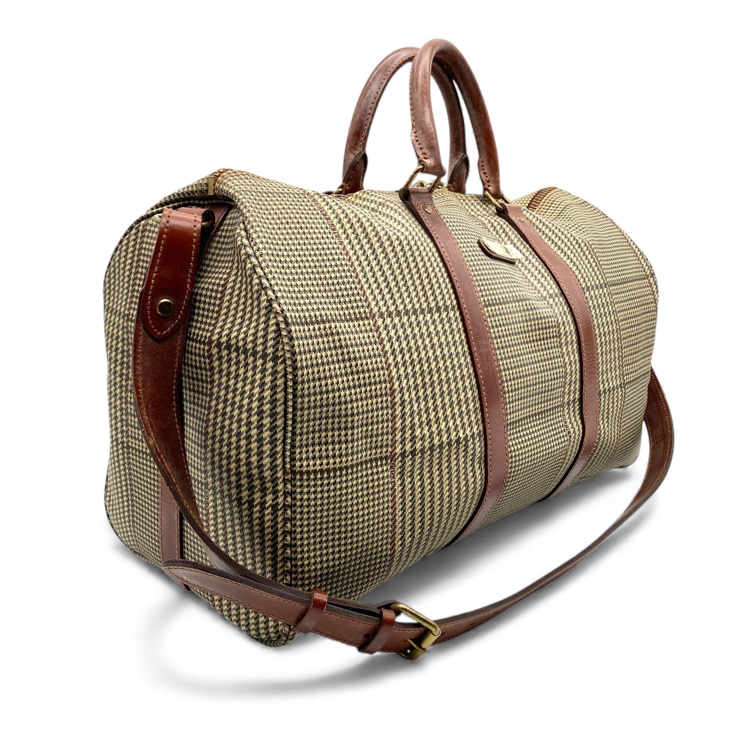 Polo Ralph Lauren ポロ ラルフローレン ボストンバッグ 千鳥柄 中古・古着通販】POLO RALPH LAUREN (ポロ・ラルフローレン) ボストン