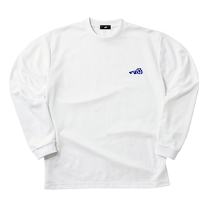 Logo dry Long T-shirt “連打”  /  white