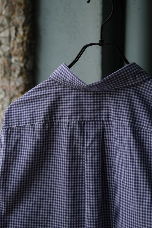 Utah/"RALPH LAUREN" B.D check shirt/Purple×White