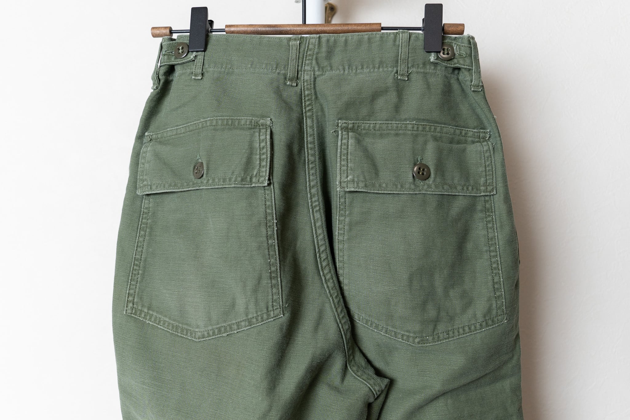 SMALL】U.S.Army Utility Trousers OG-107 実物 米軍 ベイカーパンツ 