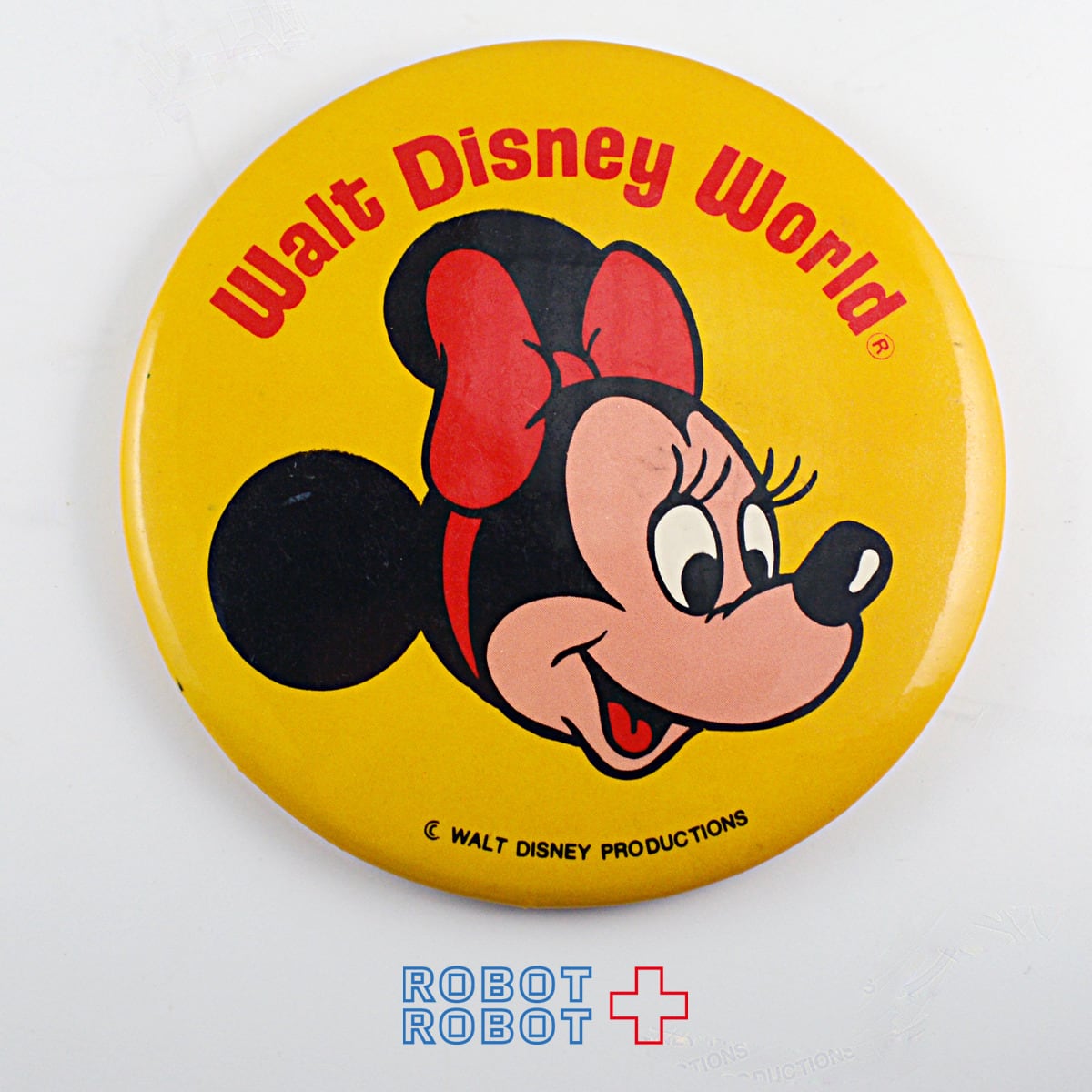 ディズニー缶バッジ Wdwミニーマウス Robotrobot