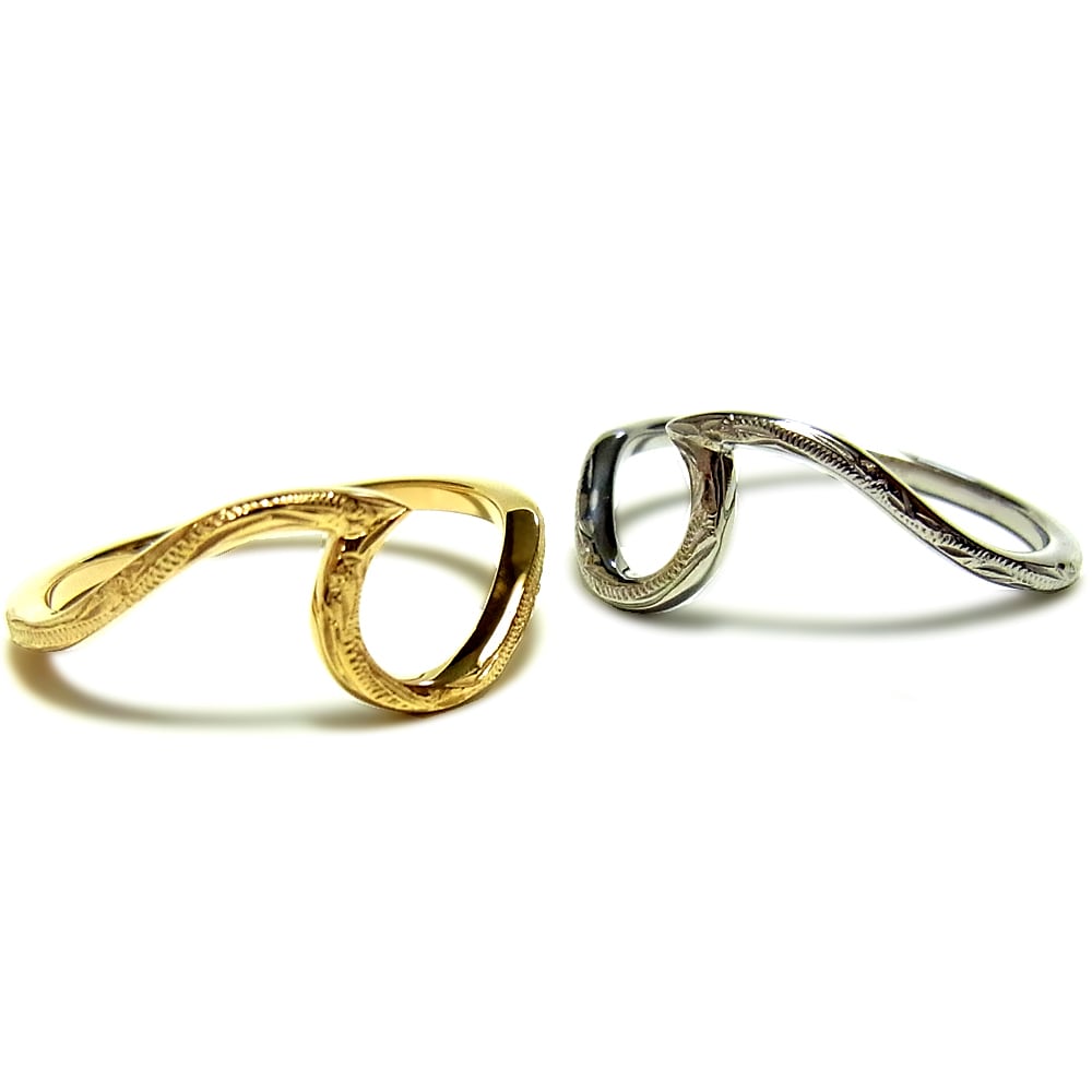 Hawaiian jewelry Wave ring（grs8626）
