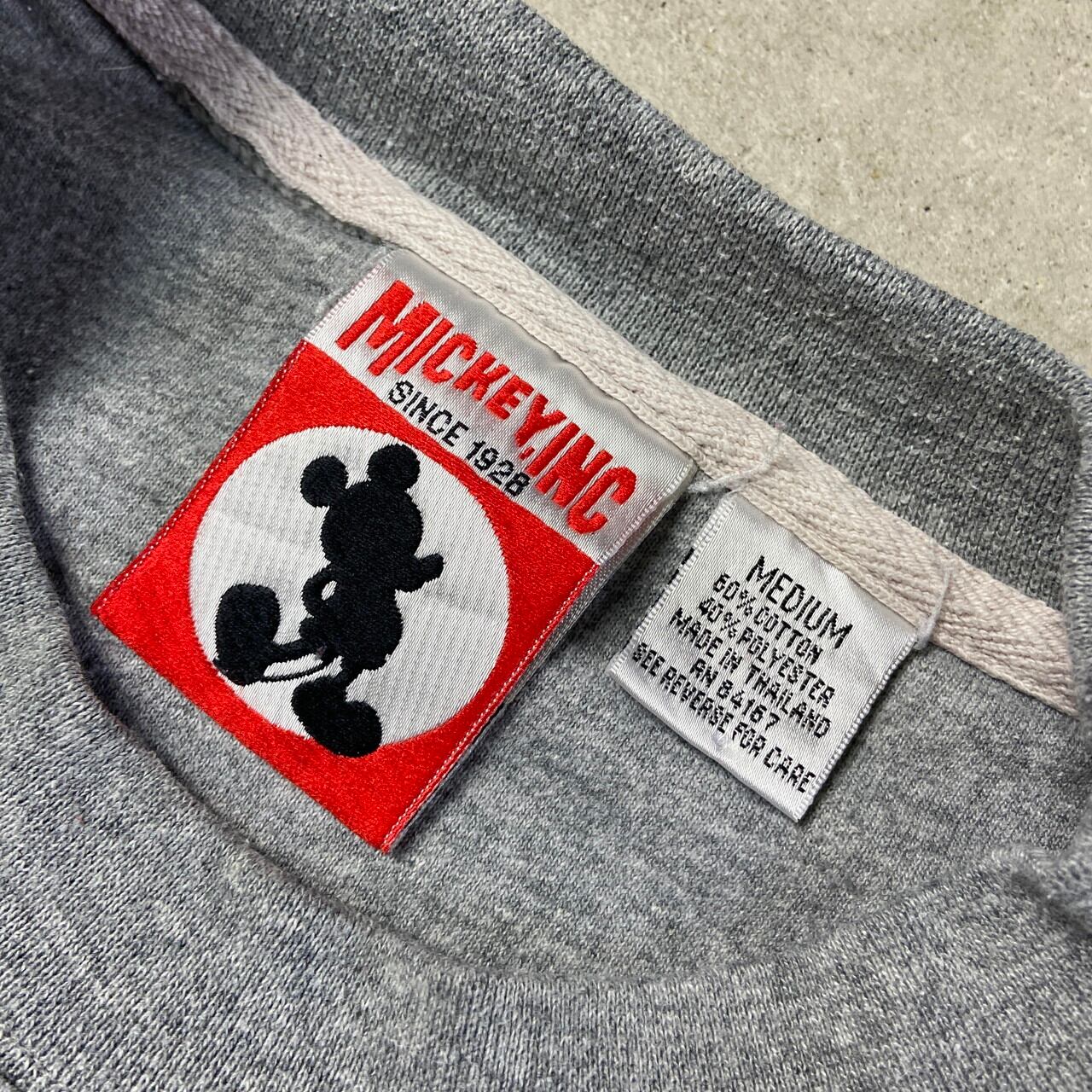 90年代 MICKEY,INC ディズニー ミッキーマウス キャラクター刺繍