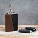 【２つ収納】本革スマートキーケース（ダブルホックタイプ）