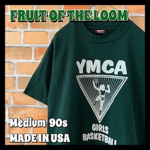 【FRUIT OF THE LOOM】 YMCA グッドカラー Tシャツ アメリカ古着