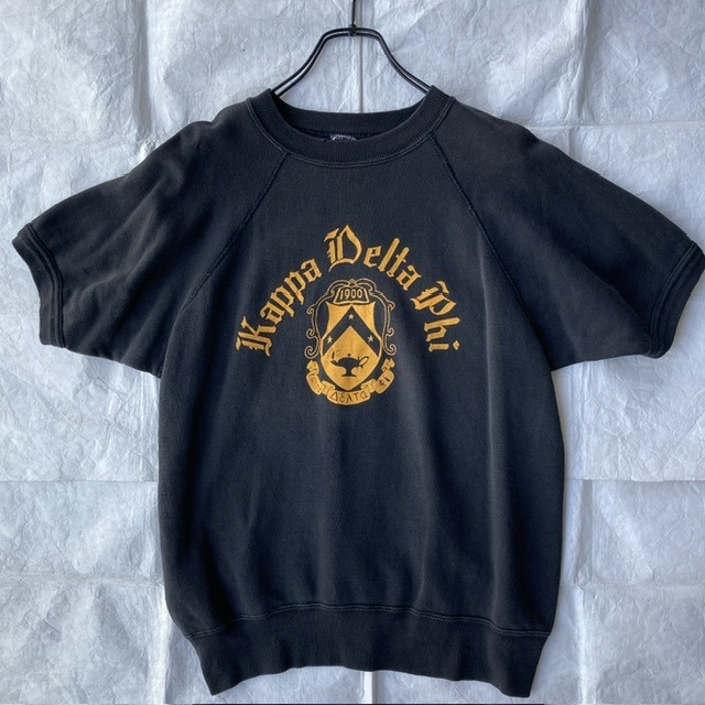 Kappa Delta Phi ショートスリーブスウェット ブラック 60s
