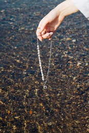 『湖面の余白』coin pearl necklace （ July limited items）