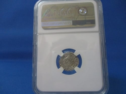 ハンガリー 1ディナール銀貨☆フェルディナンド1世／1548年／未使用