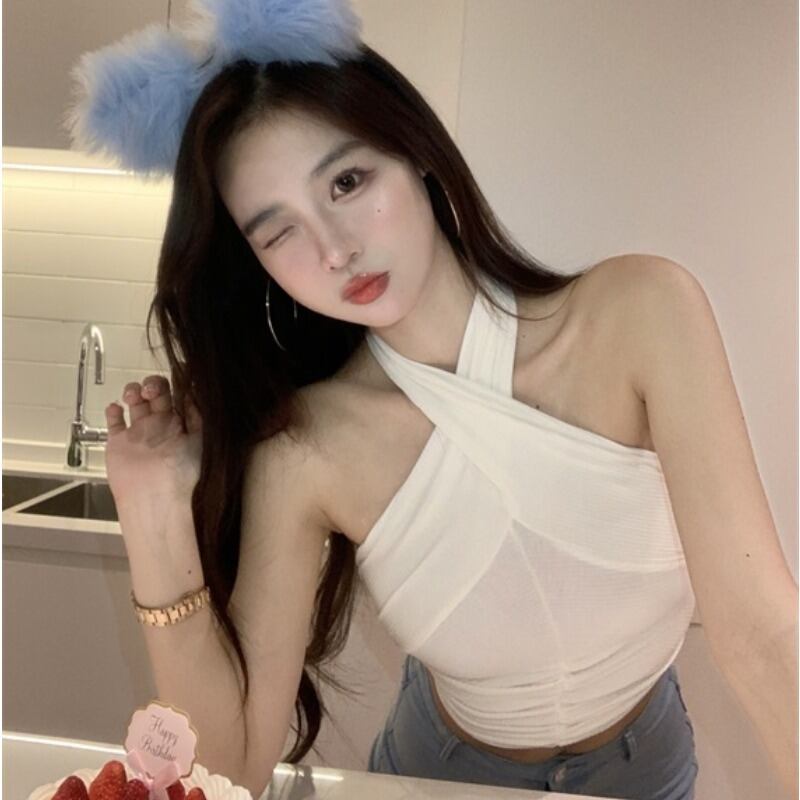 クロスショートトップス サマー 夏物 YY-ファッション78854394817