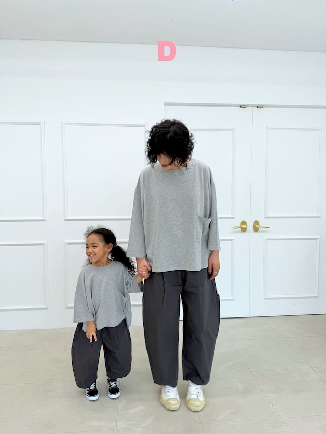 【取寄】dress monster|double pocket pants (mom)|ダブルポケットパンツ(ママ)|FREE|mom|26 autumn