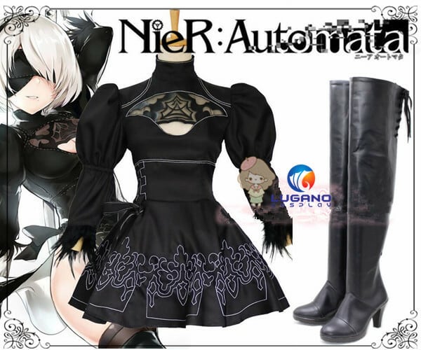 K2741 ニーア オートマタ NieR:Automata ヨルハ二号B型 2B コスプレ