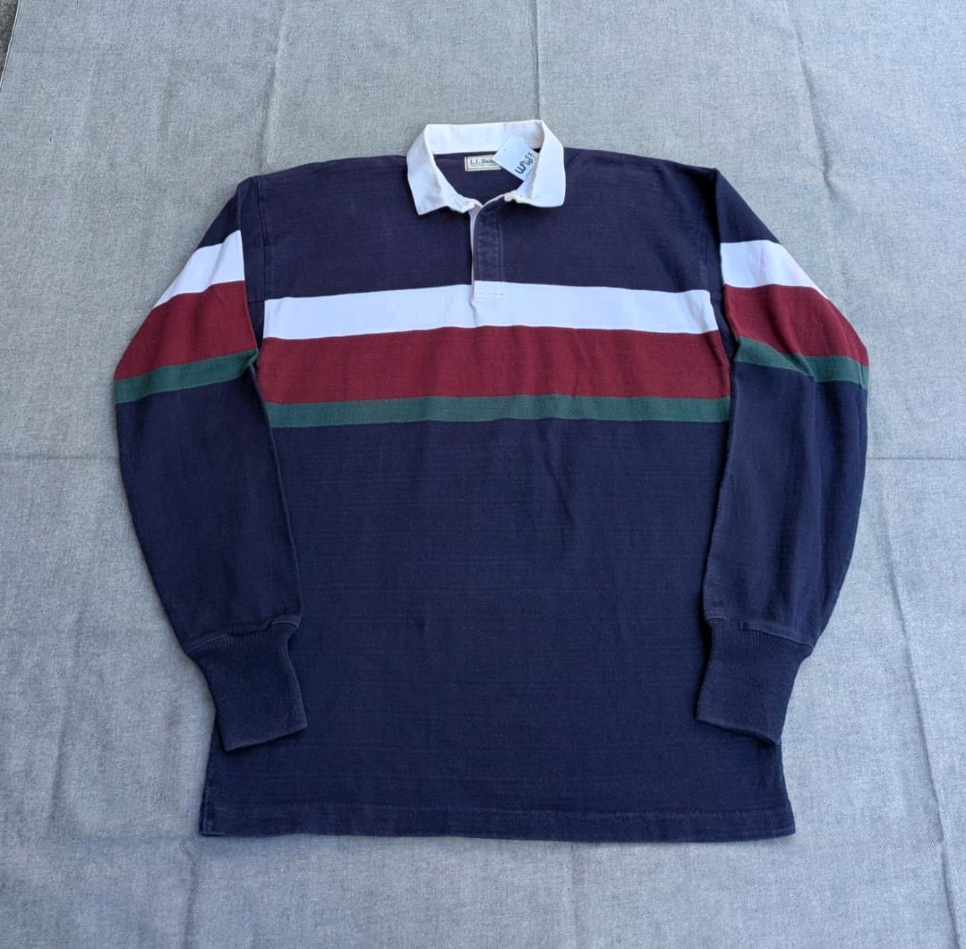 80s L.L.bean rugby shirt 小岩店