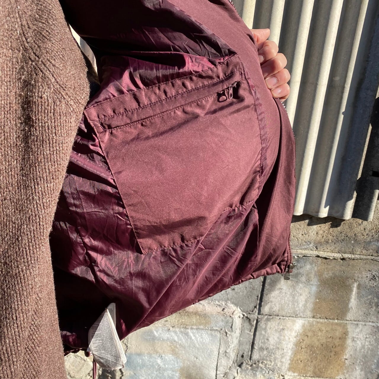 00年代 NIKE ナイキ ダウンベスト メンズXL相当 古着 スモールス