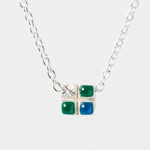 SAIKORO green & blue - necklace -