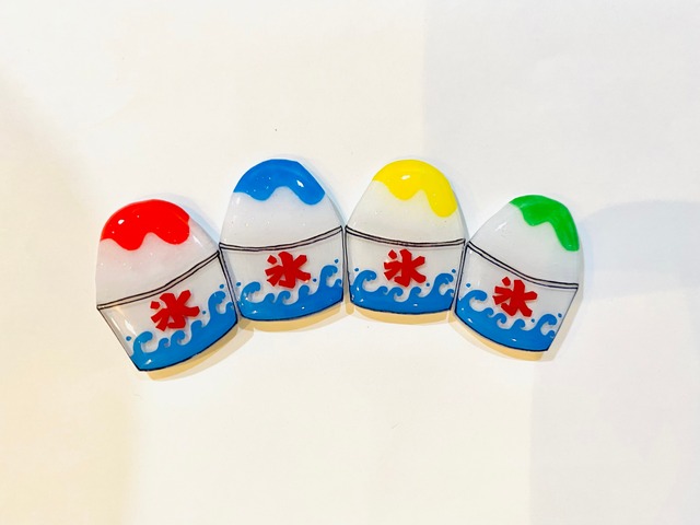 ゴルフマーカー・かき氷(マグネットタイプ)