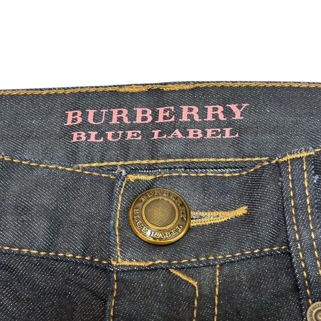 中古 バーバリーブルーレーベル BURBERRY BLUELABEL スキニー デニム