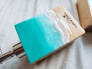 393.オーシャンレジンアート ソープディスペンサー