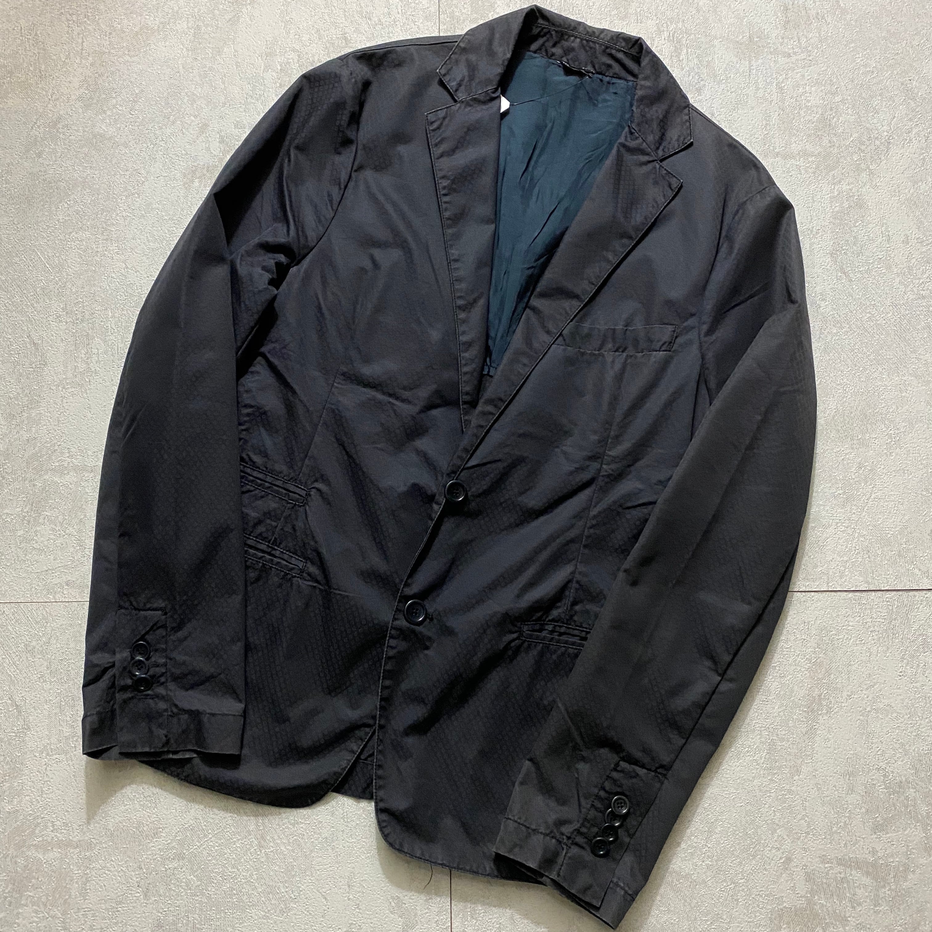 MARCEL LASSANCE diamond woven pattern tailored jacket | NOIR ONLINE