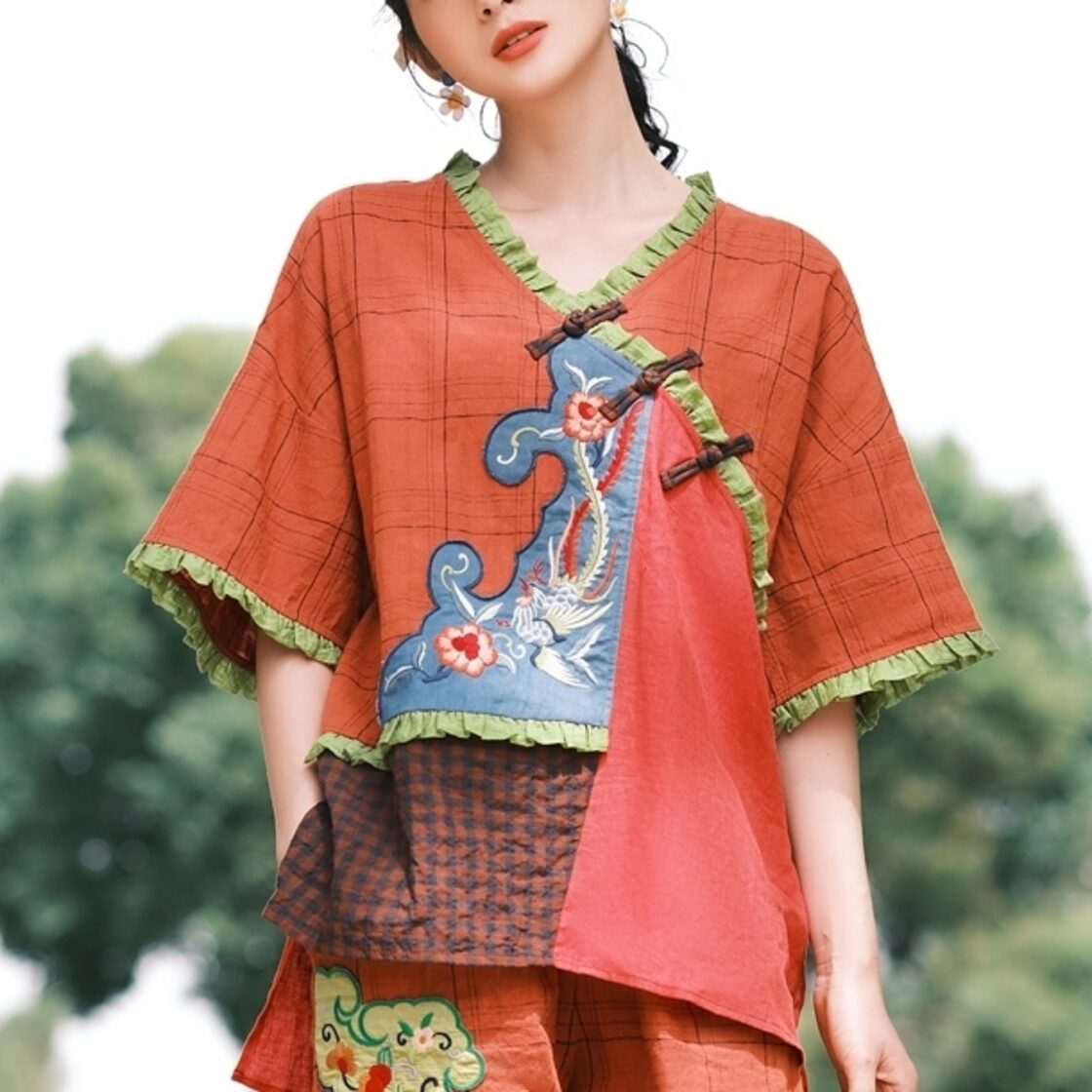 ネオエスニック チャイナ服半袖シャツ SY271 | PAY ID
