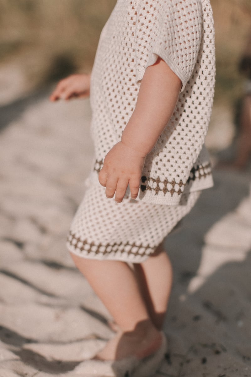 GROWN / Hand Crochet Shirt (Coconut)